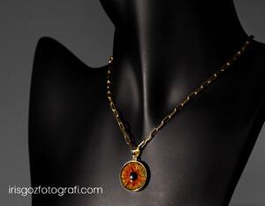 iris göz kolye modelleri