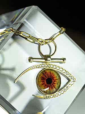 iris göz kolye modelleri