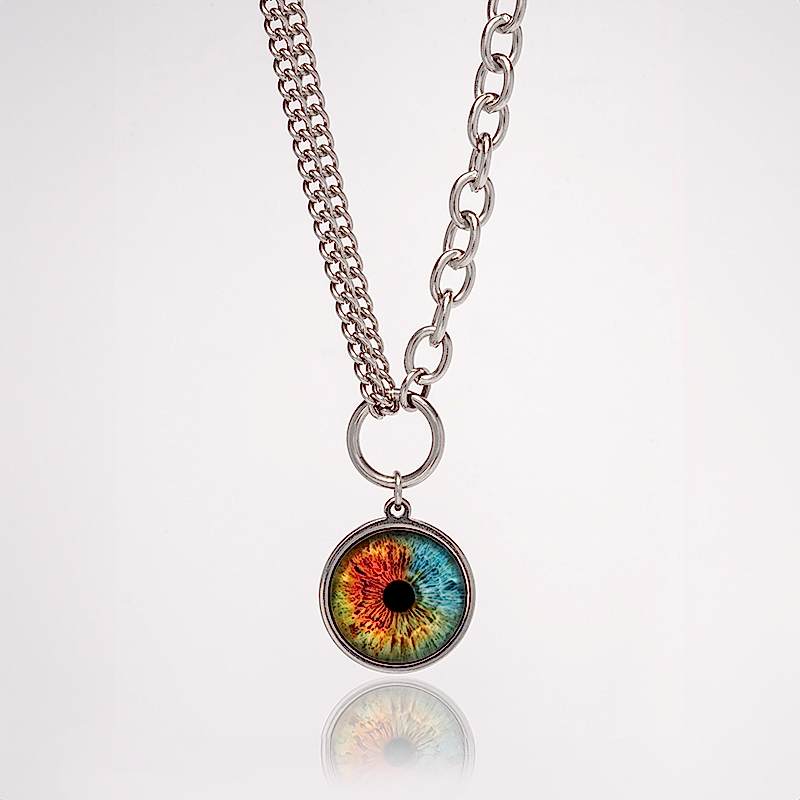 Gladyatör Çelik İris Göz Kolye